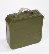 Russian Maxim Machine Gun Ammunition Box containing a quantity of link for the ammunition wrapped in