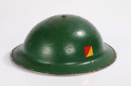 Second World War British Mark II Steel Helmet, stamped 'F&L' and '662/1939' to rim, also scratched