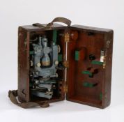 Royal Air Force Theodolite by Cooke, Troughton & Simms, York, held in fitted wooden case