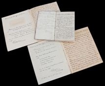 Three Second World War Diaries belonging to a Royal Air Force casualty, the details of the owner are