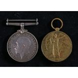 First World War pair of medals, 1914-1918 British War Medal and Victory Medal (2115 DVR. J.L.