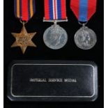 Elizabeth II Imperial Service Medal ( EWARD (sic) JAMES ROBERT SCOTT) held in Royal Mint fitted