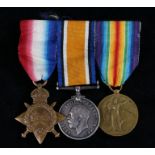 First World War group of medals, 1914-15 Star (BMDR R. E. FRANKLIN. R.F.A.) 1914-1918 British War