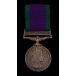 1962 General Service Medal with clasp ' Northern Ireland ' (25107526 CPL S P WESTWOOD REME)
