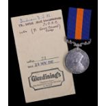 George V Indian Distinguished Service Medal (2454 TR - DFDR. MIR MUHAMMAD. 71-G.C.C.) Troop