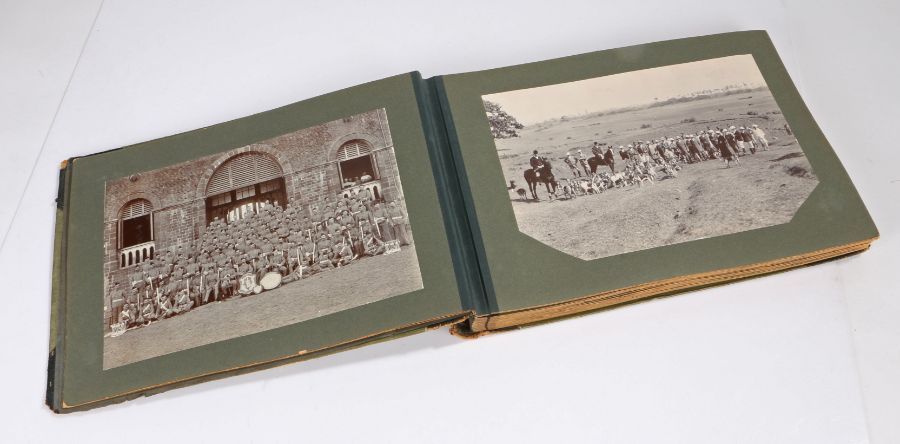 Early 20th century military photograph album circa 1902-5, the photographs appear to be mainly of - Image 11 of 21