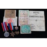 Second World War grouping , 1939-1945 Star and 1939-1945 British War Medal in original box of