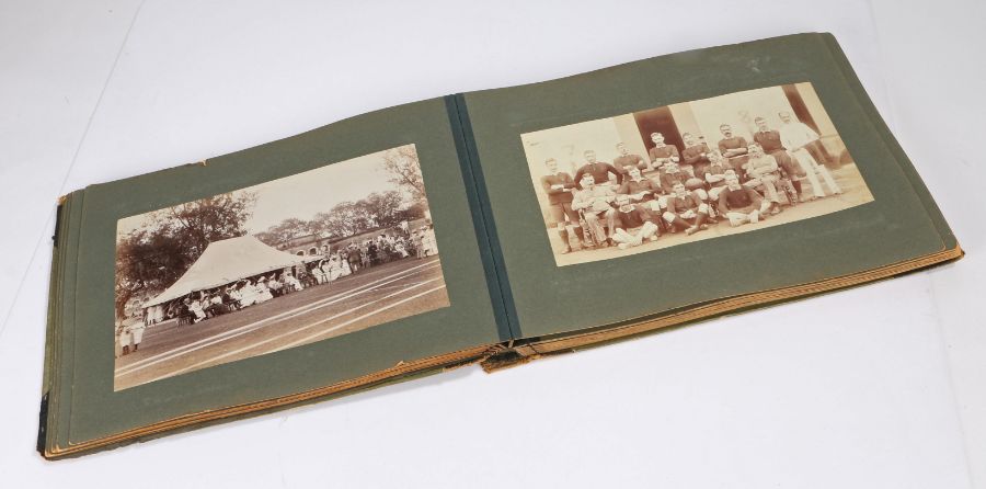 Early 20th century military photograph album circa 1902-5, the photographs appear to be mainly of - Image 12 of 21