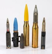 Selection of Instructional/Demonstration ammunition including, 30mm Aden Cannon round, 30mm AFV