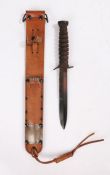 Film prop M3 Fighting Knife as used on Saving Private Ryan and Band of Brothers, no provenence