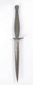 A scarce Second World War United States Marine Corps Stilleto fighting knife, a derivative of the