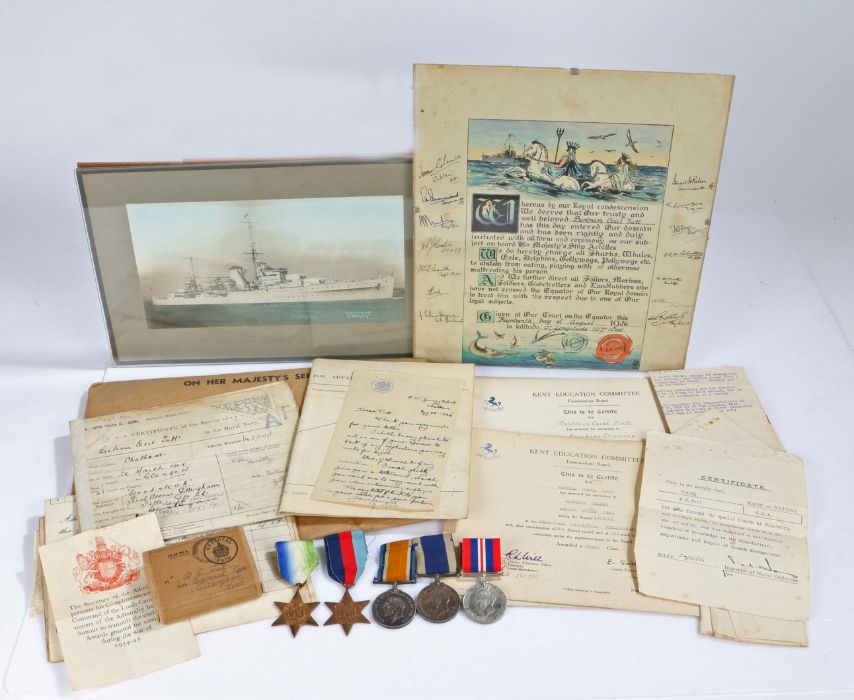 First and Second World War RAF/Royal Navy grouping, 1914-1918 British War Medal (160890 3 A.M. B.