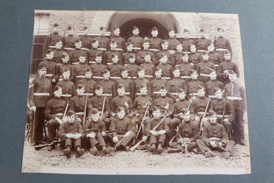 Early 20th century military photograph album circa 1902-5, the photographs appear to be mainly of - Image 2 of 21