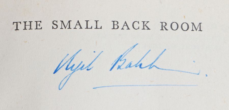 Nigel Balchin, The Small Back Room, author signed first edition, The Book Society in association - Image 2 of 2