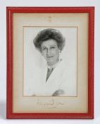Princess Alexandra of Kent, autograph, the black and white photograph with a pen signed mount, the
