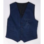 England Manager Gareth Southgate interest, an FA issue staff suit waistcoat, signed 'Best Wishes