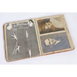 Early 20th Century German circus album, containing black and white press photographs of R.G