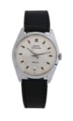 Smiths Astrolon gentleman's plastic cased wristwatch, the signed silver dial with baton markers,