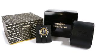 Breitling Superocean 42 gentleman's stainless steel wristwatch, model no. A17364, serial no.