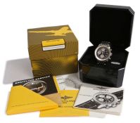 Breitling Navitimer gentleman's stainless steel wristwatch, ref AS13022.1, serial no. 23539, circa