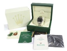 Rolex Sea-Dweller 4000ft=1220m gentleman's stainless steel wristwatch, ref 16610, serial number