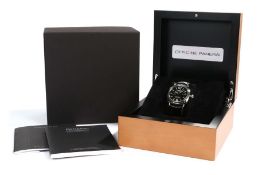 Panerai Radiomir Black Seal gentleman's stainless steel wristwatch, ref. OP 6714, serial. no. PB