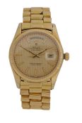 Rolex Oyster Perpetual Day-Date Superlative Chronometer Officially Certified 18 carat gold