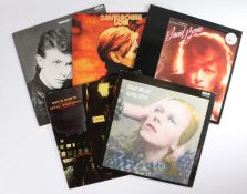 5 x David Bowie reissue LPs. Hunky Dory (INTS 5064). The Rise And Fall Of Ziggy Stardust And The