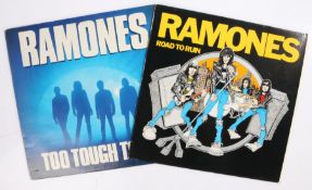 2 x Ramones LPs. Road To Ruin (SIR K 56 665). Too Tough To Die (BEGA 59).