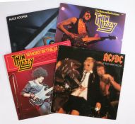 4 x Rock LPs. AC/DC - If You Want Blood - You've Got It (ATL 50532). Alice Cooper - Special