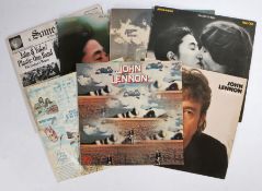 7 x John Lennon LPs. Imagine (PAS 10004). John & Yoko/Plastic Ono Band - Sometime In New York