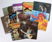 11 x Jimi Hendrix LPs to include. Hendrix In The West (2302 018). High, Live' N Dirty (AFEMP1031).