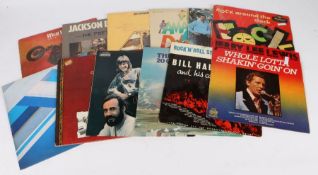 Mixed LPs. Artists to include Beach Boys, Jackson Browne. Darts, Bill Haley, Jerry Lee Lewis. The