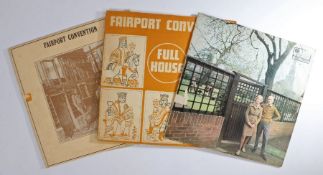 3 x Fairport Convention LPs - Unhalfbricking LP (ILPS9102). second pressing. Full House (ILPS 9130).