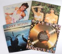 4 x Roxy Music LPs. Roxy Music (ILPS 9200), first pressing. Country Life (ILPS 9303),first pressing.
