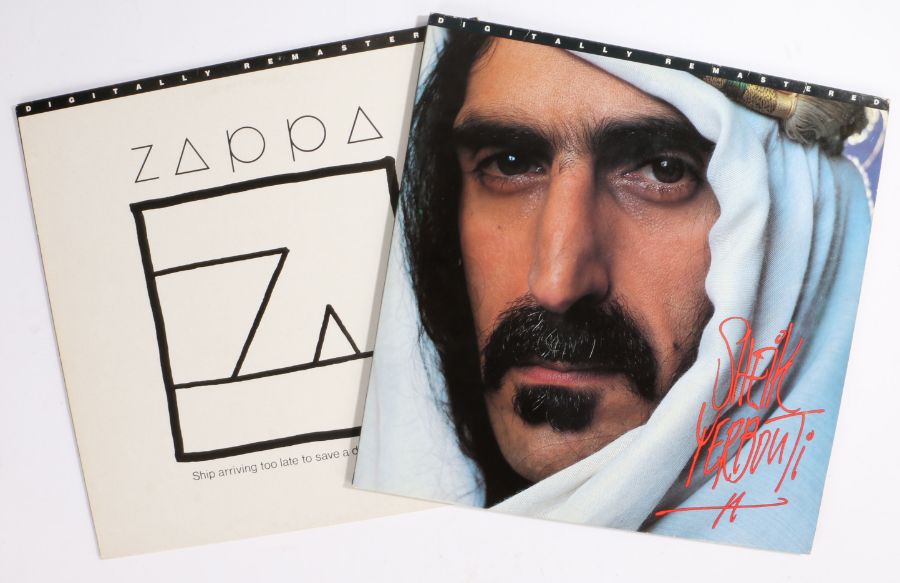 2 x Frank Zappa LPs. Sheik Yerbouti (EN 5001), digitally remastered 2-LP set. Ship Arriving Too Late