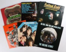 6 x Rolling Stones compilation LPs. Big Hits (High Tide And Grren Grass) (TXS 101), with fold-out.