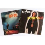 2 x AC/DC LPs. Let There Be Rock (K 50366). Powerage (K 50483).