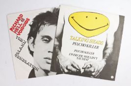 2 x New Wave 12" singles. Richard Hell And The Voidoids - The Blank Generation (6078 608). Talking