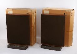 A pair of Quad ESL-63 floor standing speakers. serial numbers: 1523/1524.