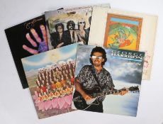 5 x George Harrison LPs. Godess Of Fortune - Godess Of Fortune. Living In The Material world (PAS