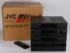 JVC - DR-E53 LBK Stereo Cassette Receiver.