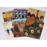 6 x Beatles LPs. Please Please Me (PMC 1202). A Hard Day's Night (PCS 3058). Beatles For Sale (PCS