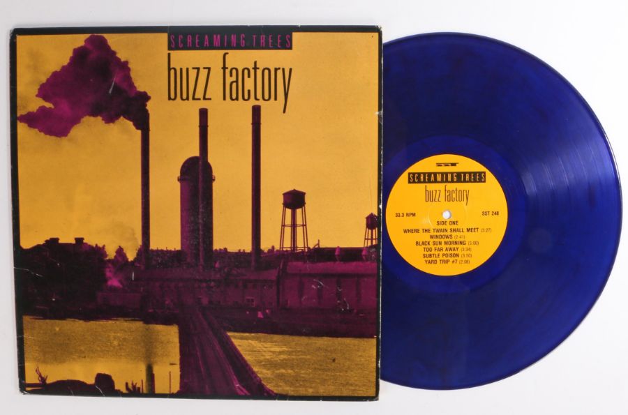 Screaming Trees - Buzz Factory LP (SST 248), Purple marble effect vinyl.VG, w/o insert