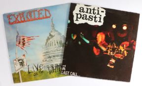 2 x Punk LPs. Anti-Pasti - The Last Call (ABOUT 5). The Exploited - Live At The Whitehouse (SUCK