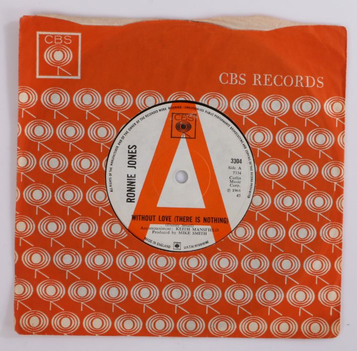 Ronnie Jones - Without Love There Is Nothing / Little Bitty Pretty One 7" promo single ( 3304 ).E