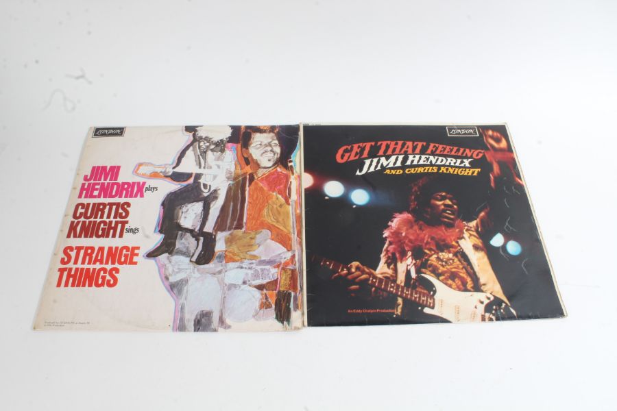 2 x Jimi Hendrix/Curtis Knight LPs - Get That Feeling (HA 8349). Strange Things (HA 8369).