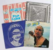 4 x Sex Pistols 7" singles. God Save The Queen/ (VS 181), push out centre. Pretty Vacant (VS 184).