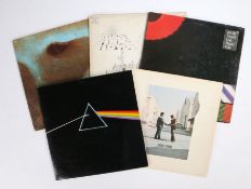 5 x Pink Floyd LPs. Relics (SRS 5071), textured sleeve. Meddle (SHVL 795), gatefold textured sleeve.