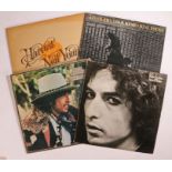 4 x Folk/Rock LPs. Bob Dylan (2) - Desire (S 86003), with printed inner sleeve. Hard Rain (CBS